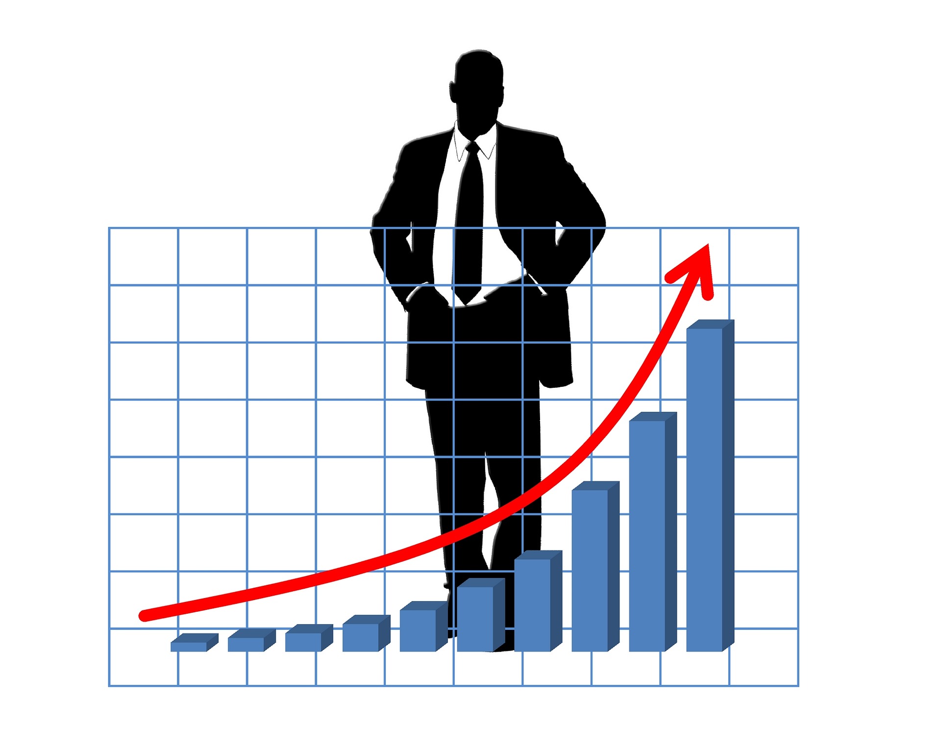 Graph Business Growth Growth Businessman Business